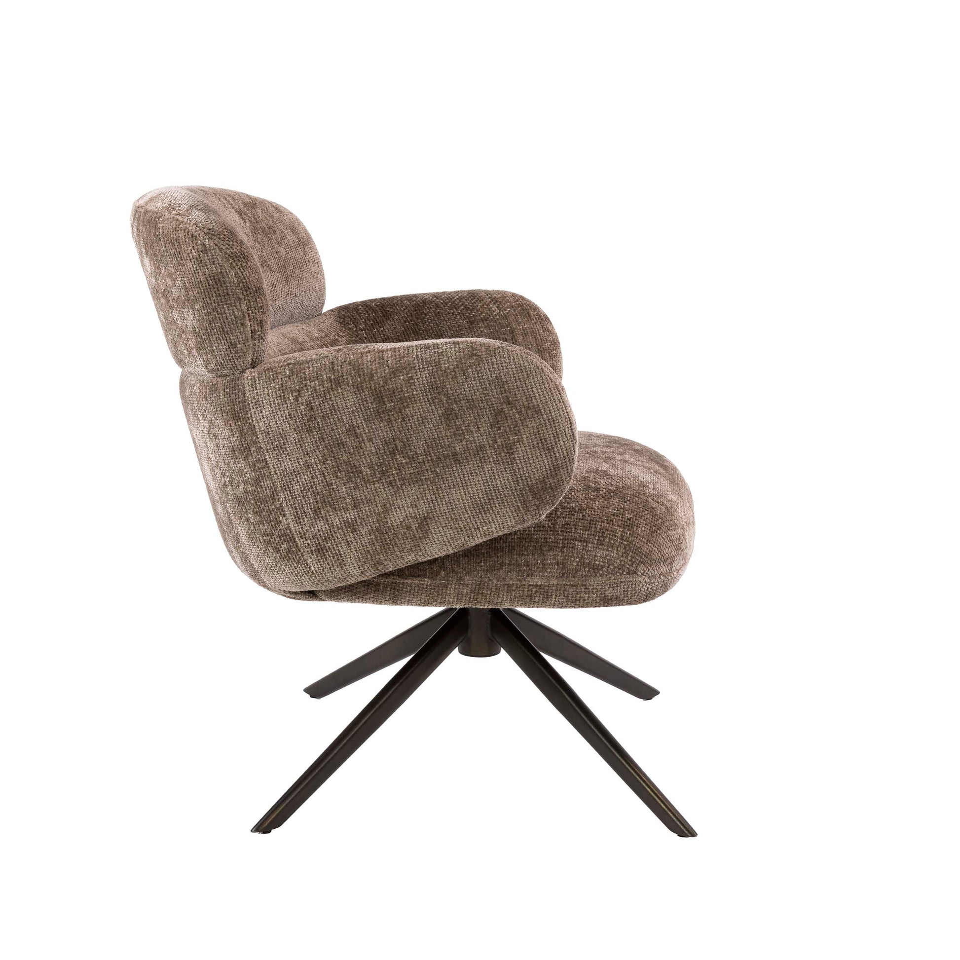 Sessel – drehbar – 69×72×77 cm – Hoven sand - braun | Modell N0294