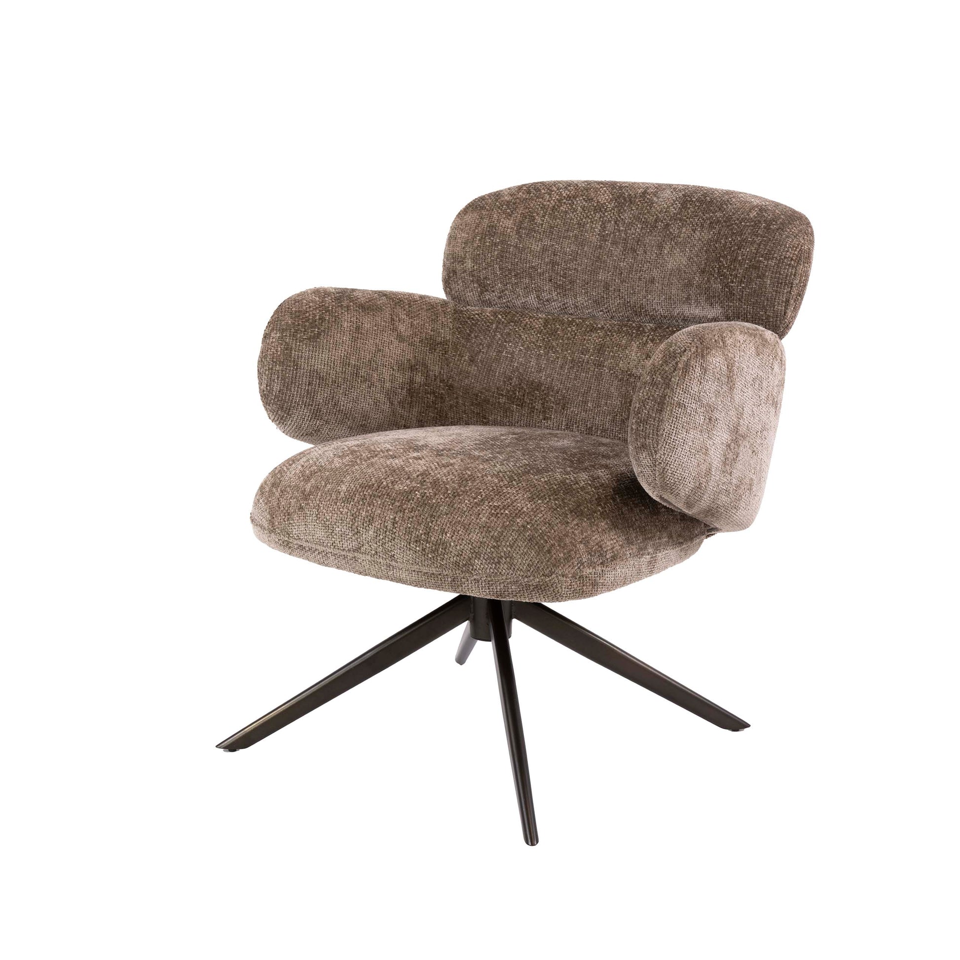 Sessel – drehbar – 69×72×77 cm – Hoven sand - braun | Modell N0294