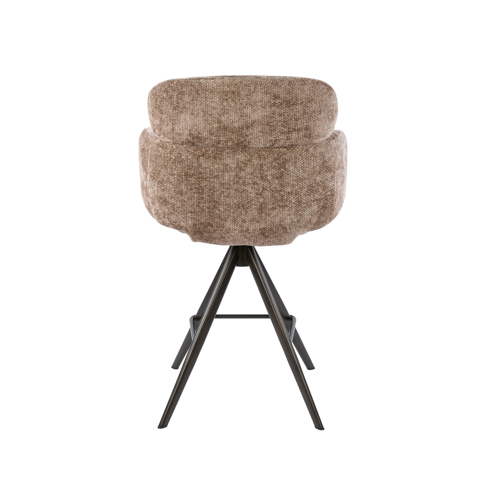 Barstuhl – drehbar 2-er pack – 60×60×98 cm – Hoven sand - braun | Modell N0295