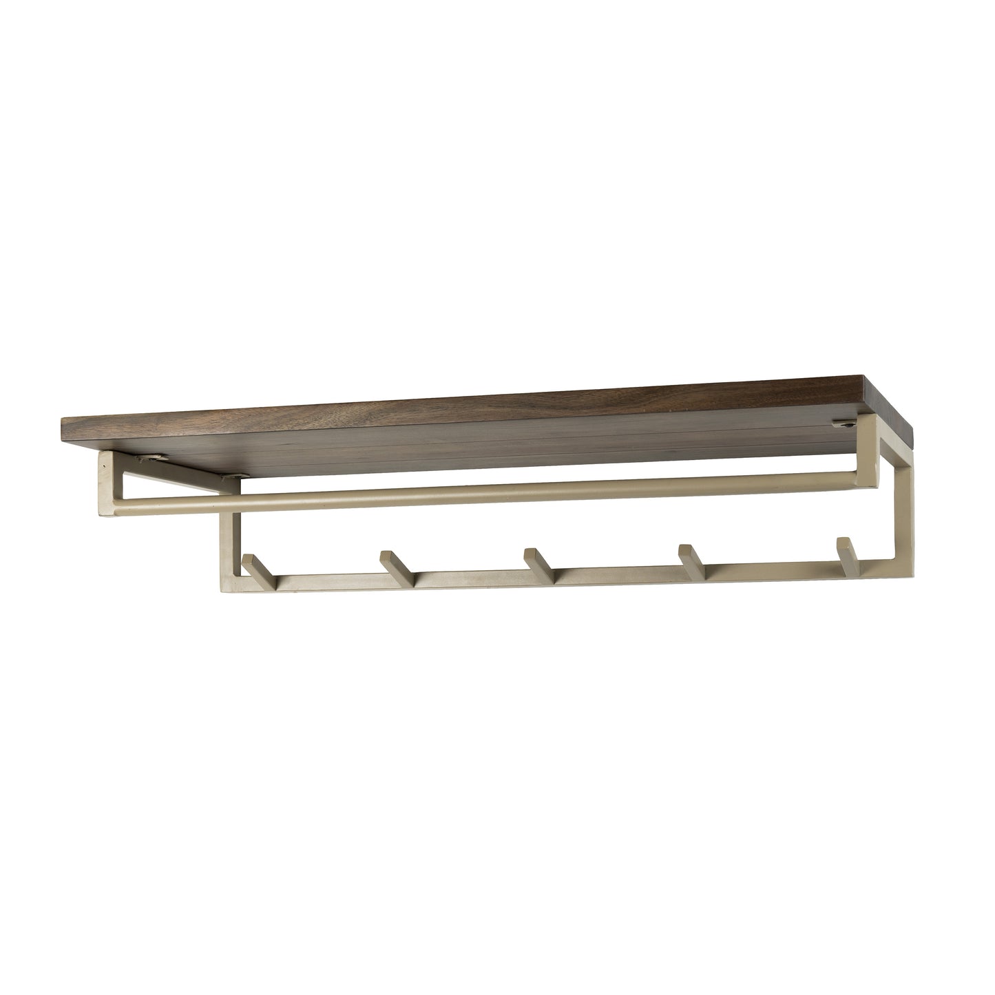 Garderobe – 5 haken – 85×35×17 cm – Beige | Modell N0296