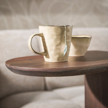 Beistelltisch – 45×30×75 cm – Massiv Akazie braun | Modell N0297
