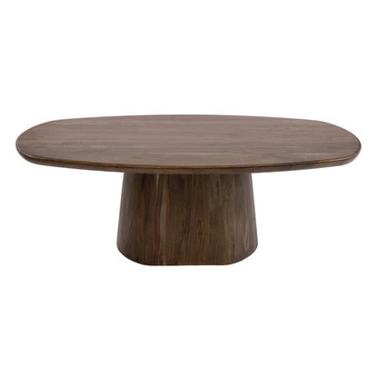 Couchtisch – 135×70×35 cm – Massiv Akazie braun | Modell N0301
