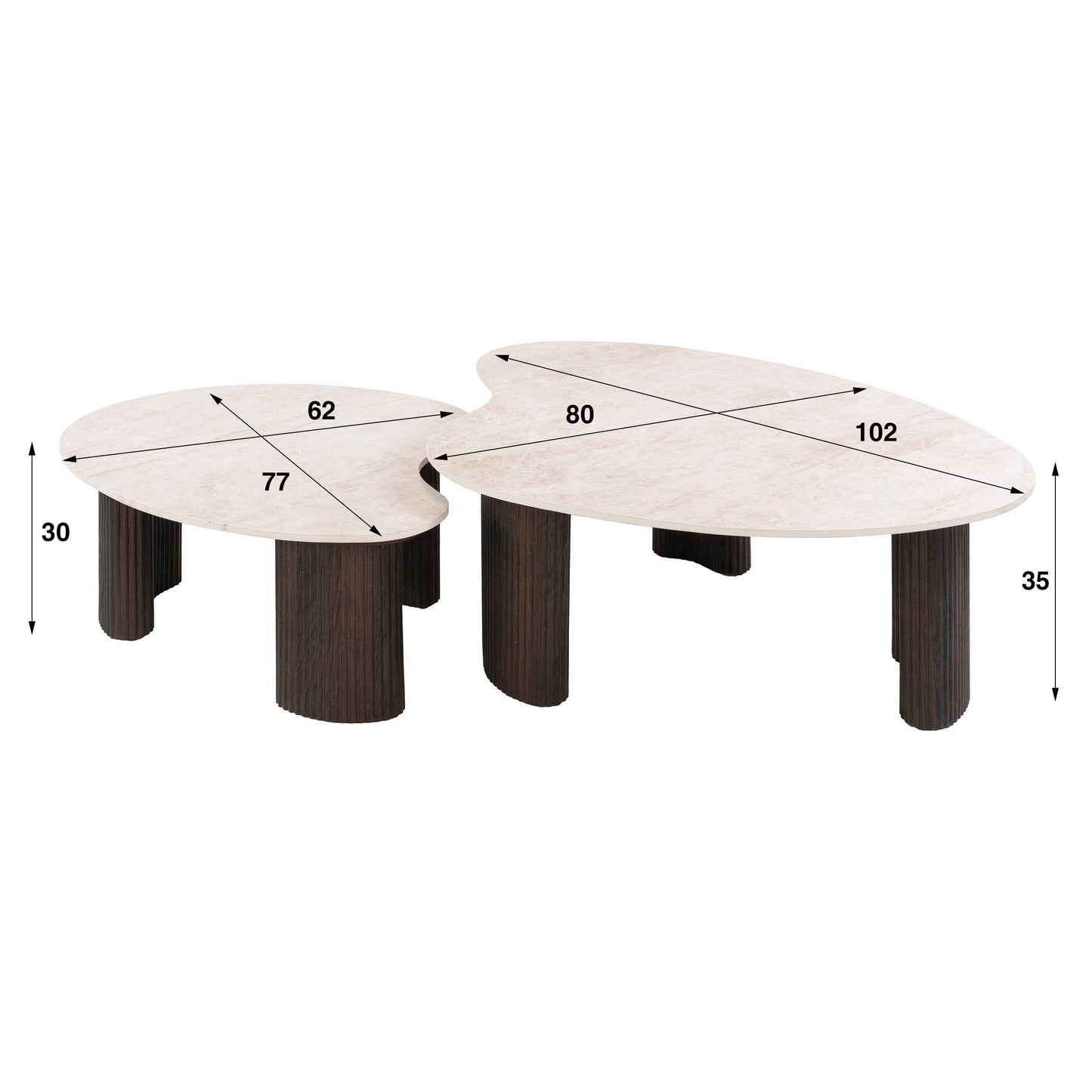 Couchtisch – 102×80×35 cm – 3D Keramik Taj Mahal | Modell N0320