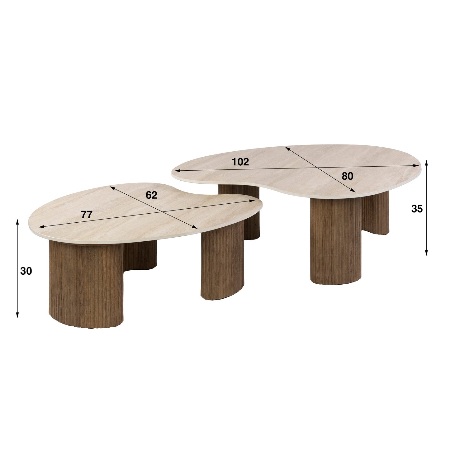 Couchtisch – 102×80×35 cm – 3D Keramik Taj Mahal | Modell N0320