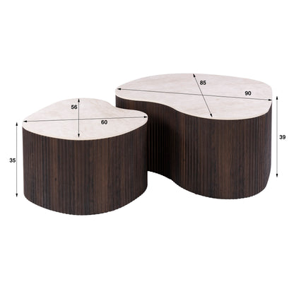 Couchtisch – 90×85×39 cm – 3D Keramik Taj Mahal | Modell N0321