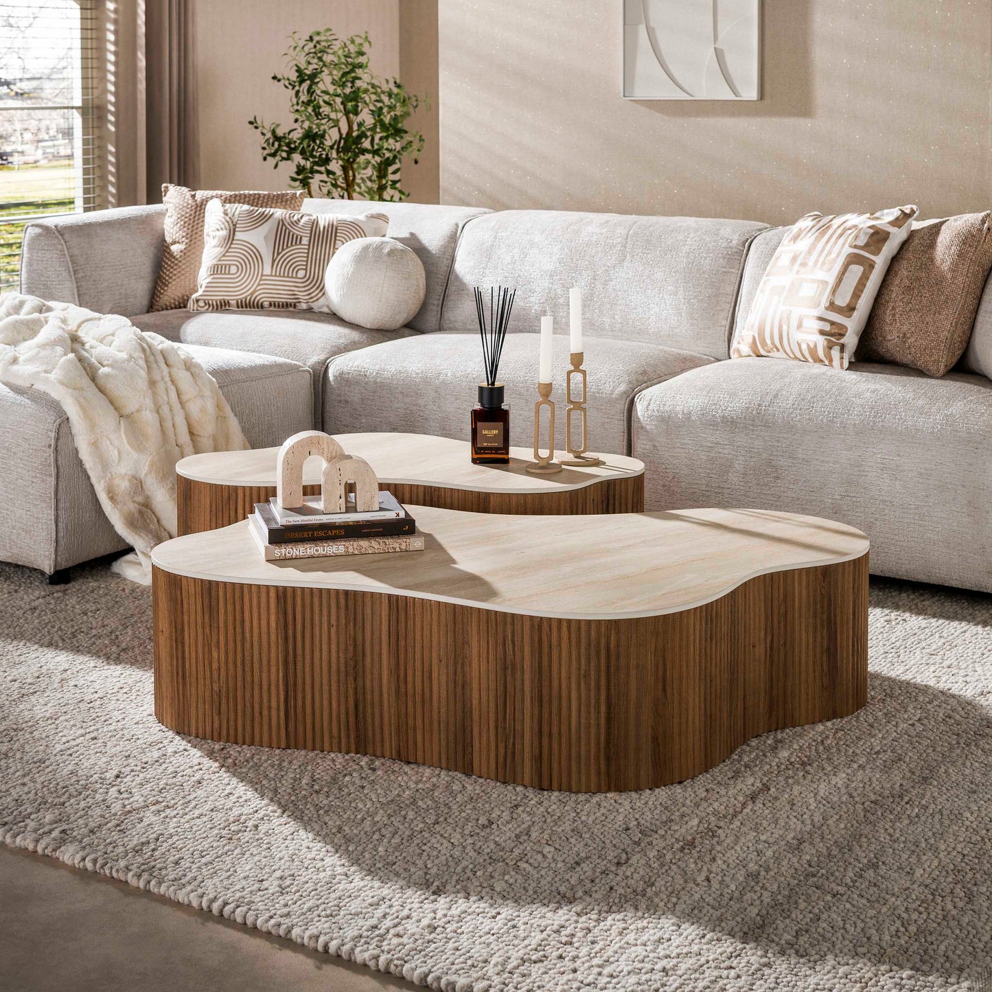 Couchtisch – 135×75×34 cm – 3D Keramik Taj Mahal | Modell N0323