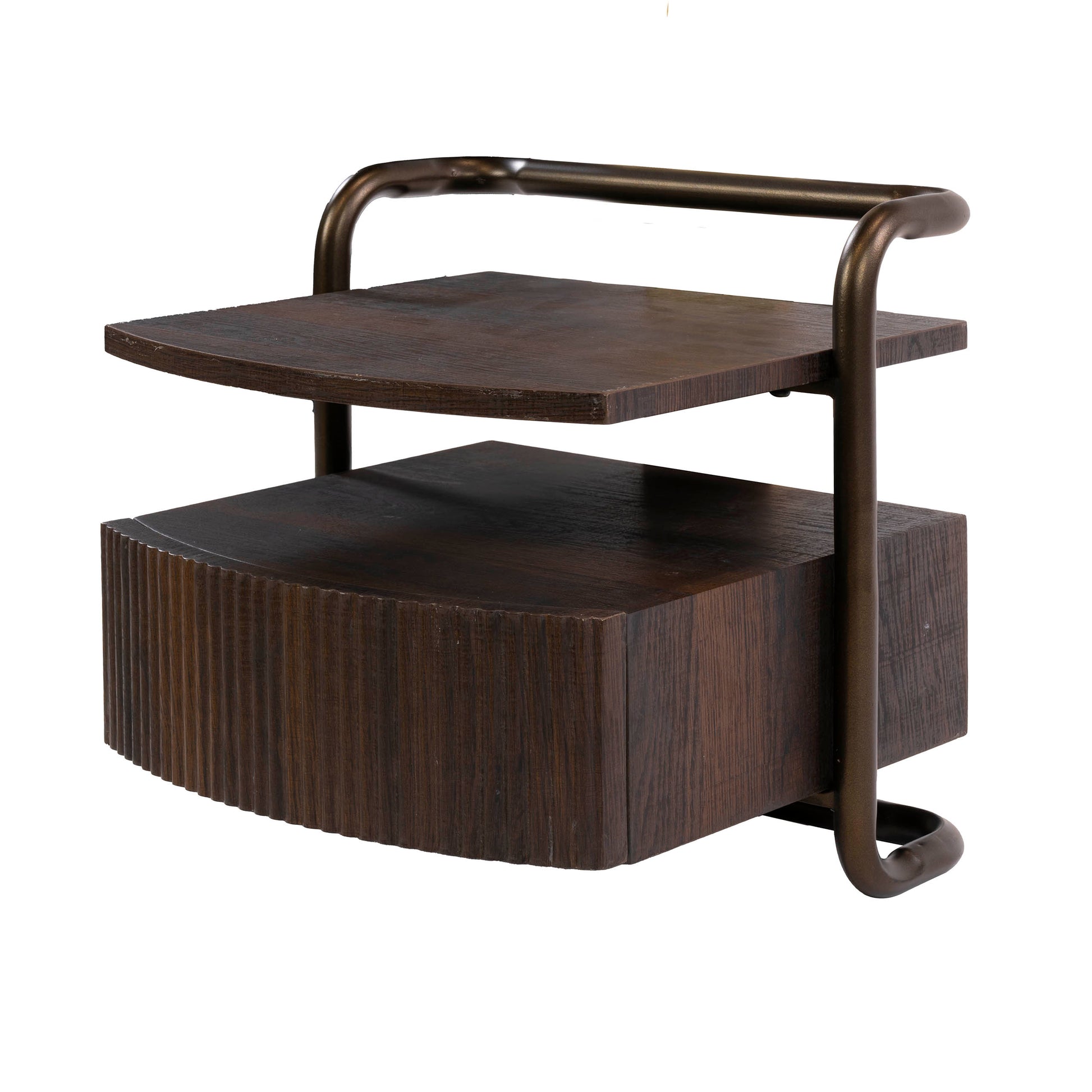 Nachttisch – 39×35×37 cm – 3D Eiche dunkelbraun | Modell N0330