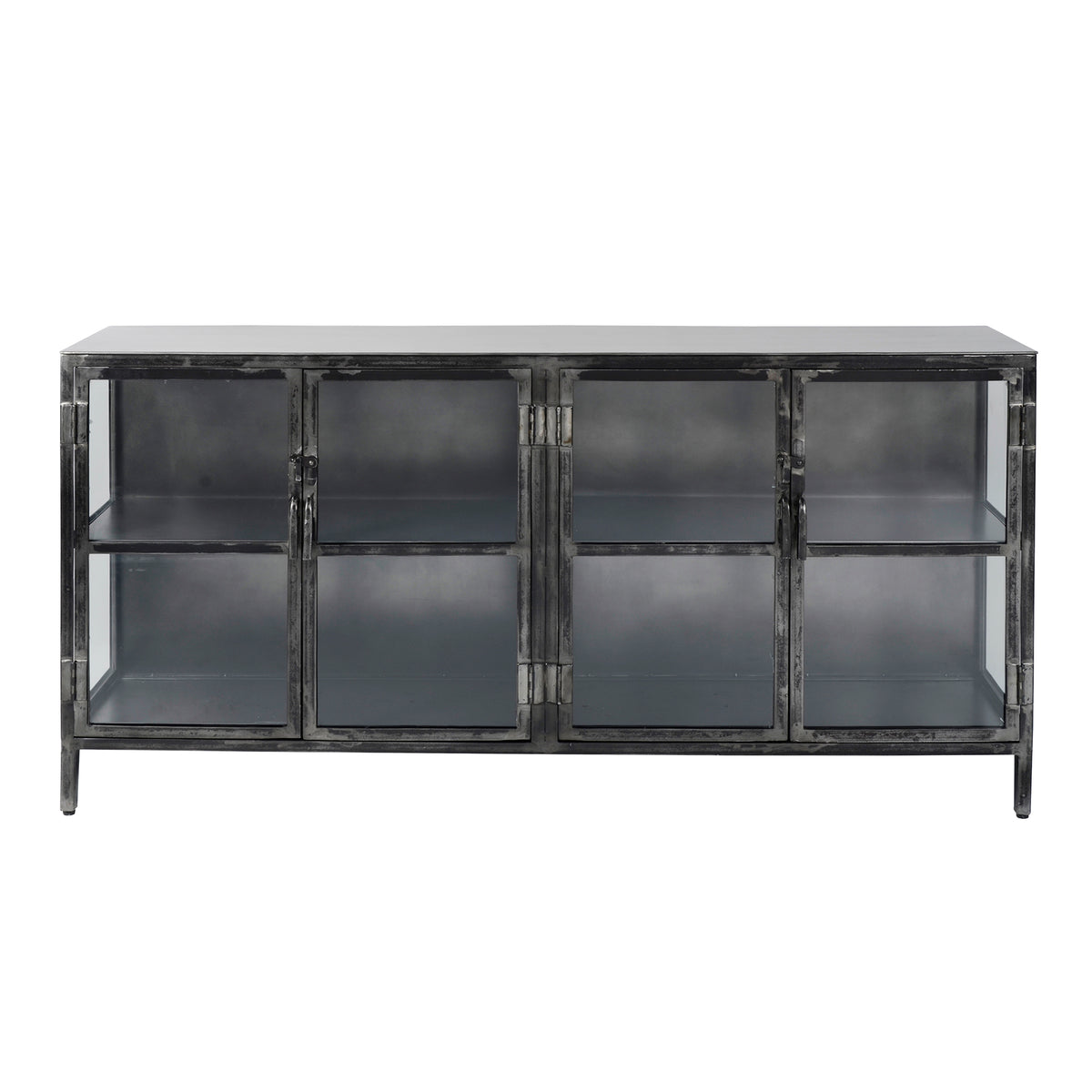 Sideboard – 180×40×92 cm – Gunmetal | Modell N0341