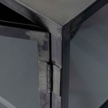 Wandschrank – 90×40×190 cm – Gunmetal | Modell N0342