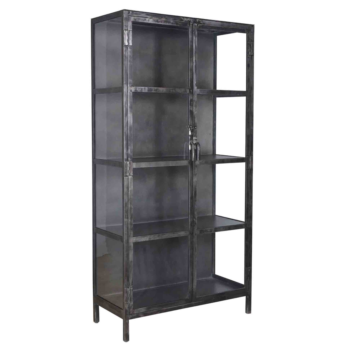 Wandschrank – 90×40×190 cm – Gunmetal | Modell N0342