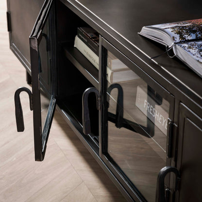 Highboard – 180×40×51 cm – Gunmetal | Modell N0343