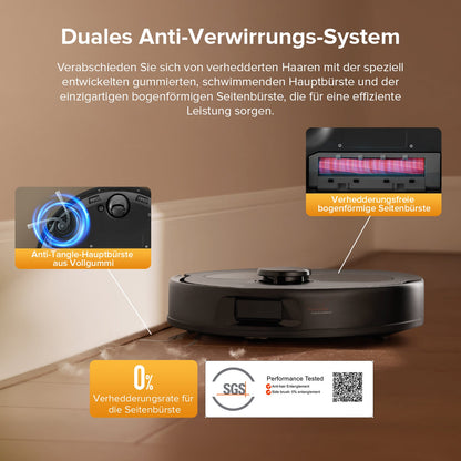 Roborock QV 35S Set Roboter-Staubsauger mit Multifunktions-Dockingstation (mit Staubbeutel*2 Stück und Filter*1 Stück)