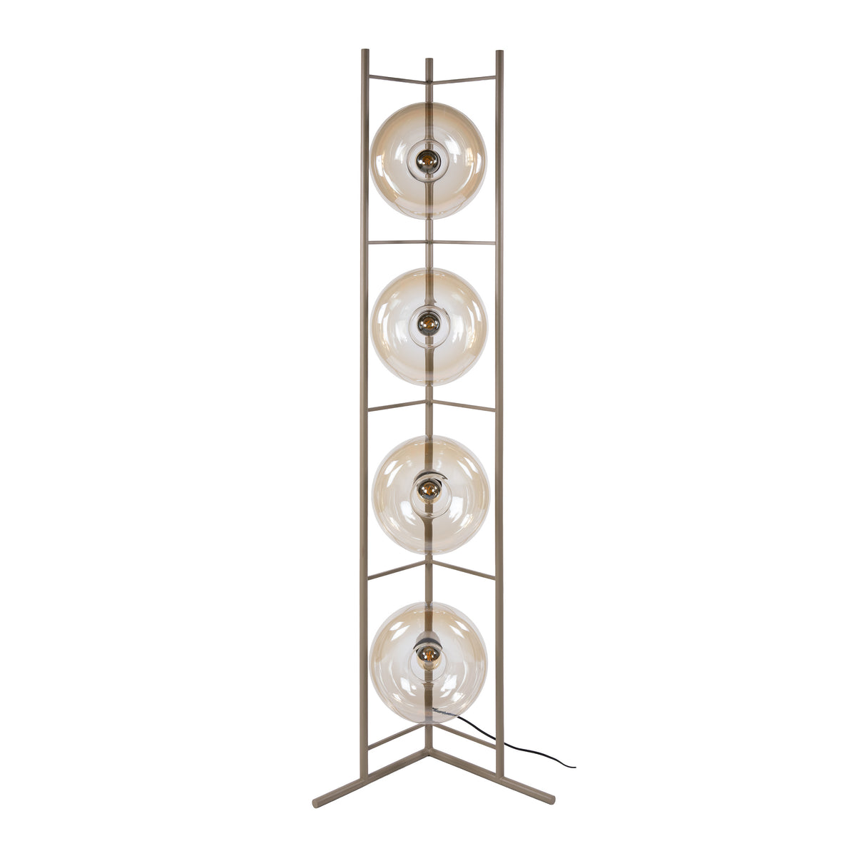 Stehleuchte – 33×20×168 cm – Amberfarbenes Glas | Modell N0346