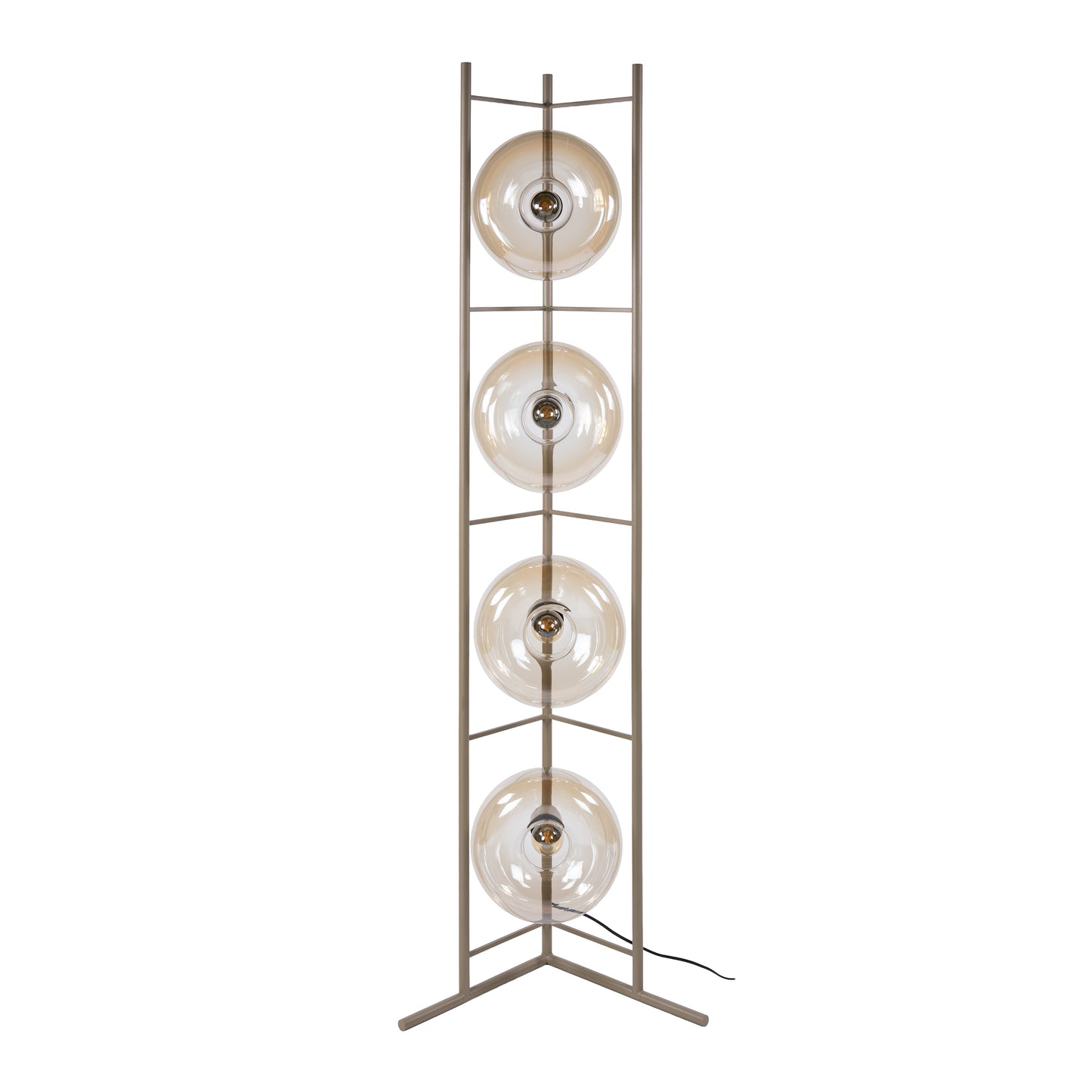 Stehleuchte – 33×20×168 cm – Amberfarbenes Glas | Modell N0346