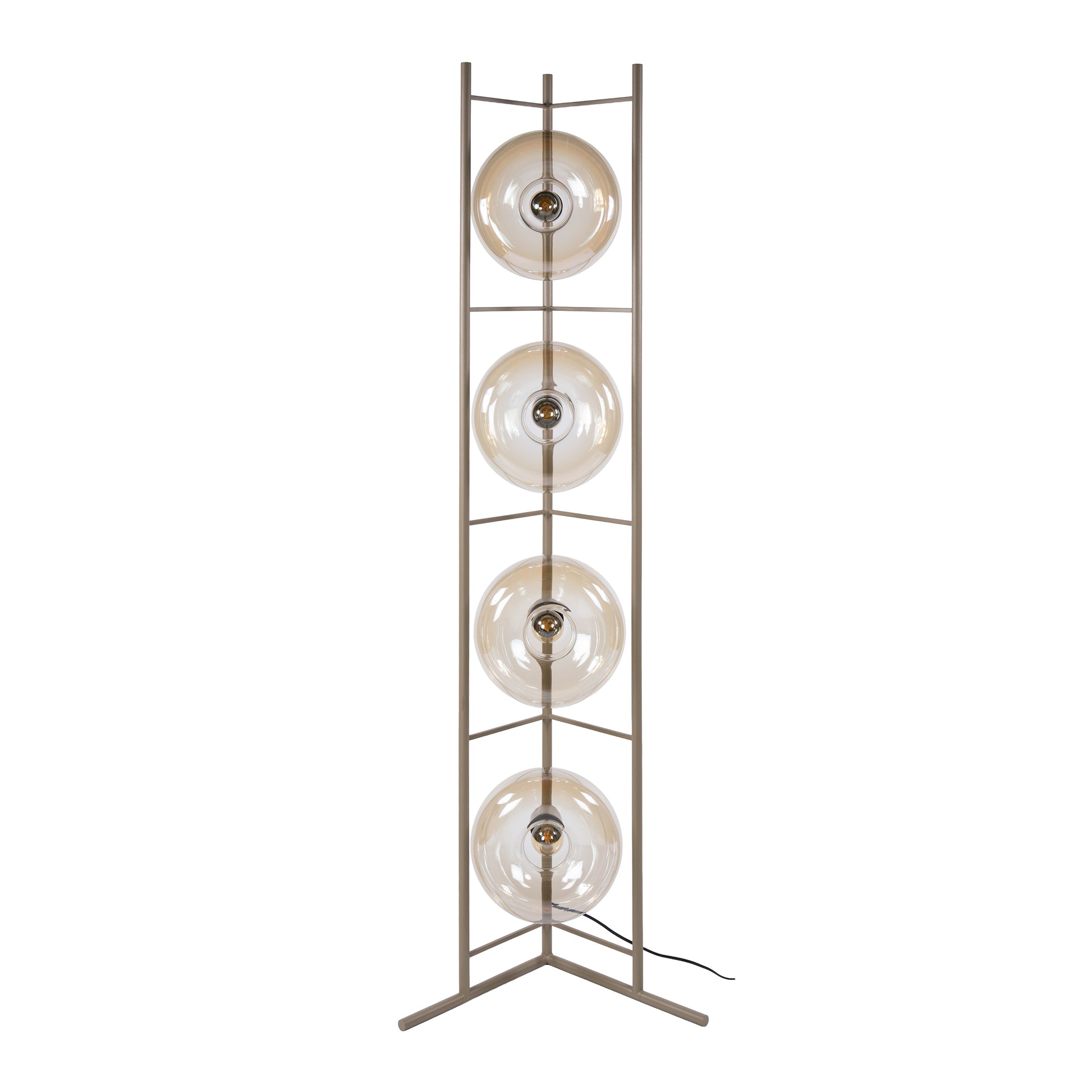 Stehleuchte – 33×20×168 cm – Amberfarbenes Glas | Modell N0346