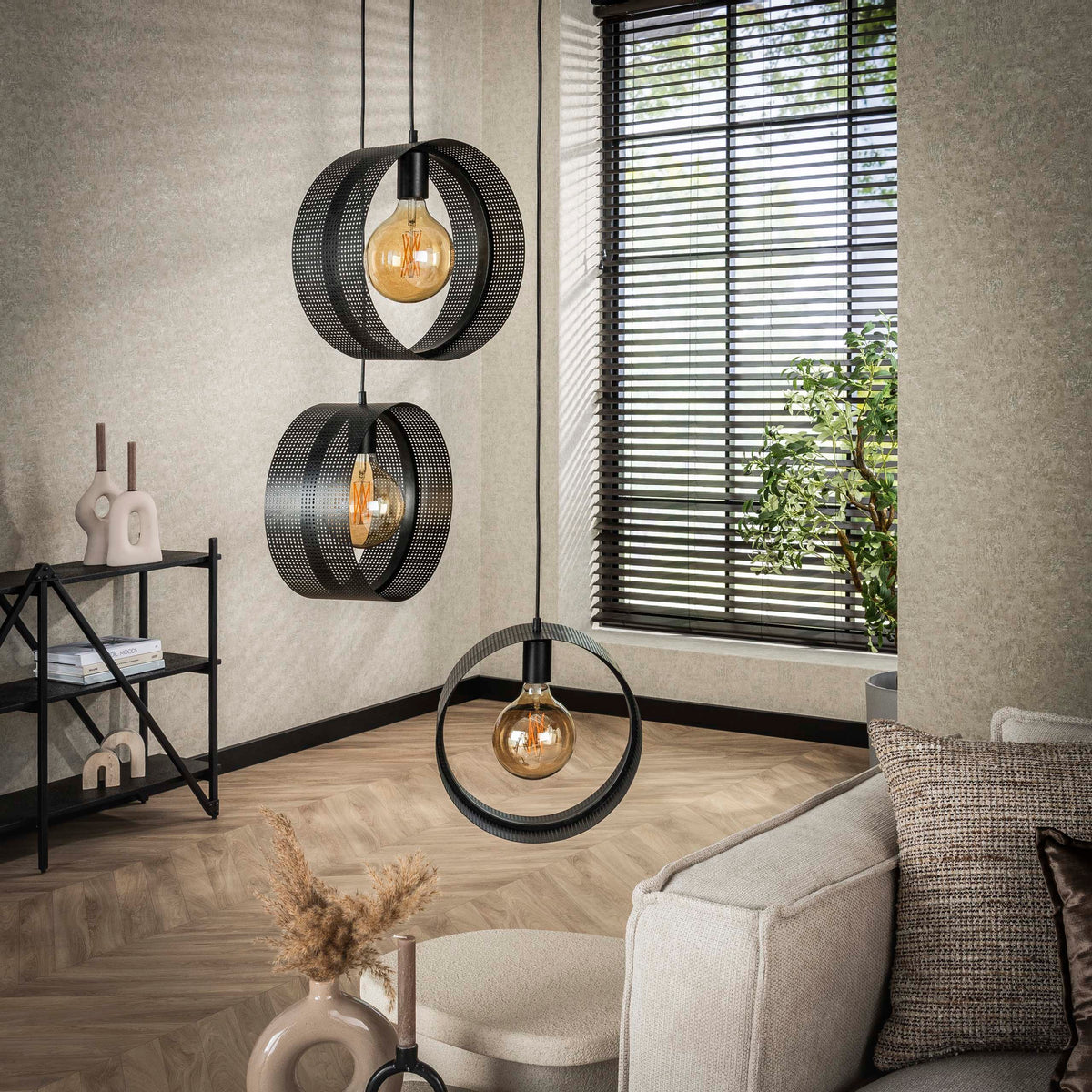 Pendelleuchte – 50×50×180 cm – Charcoal | Modell N0358