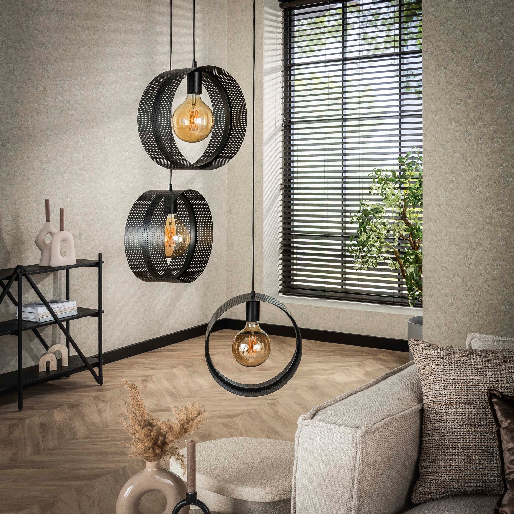 Pendelleuchte – 50×50×180 cm – Charcoal | Modell N0358