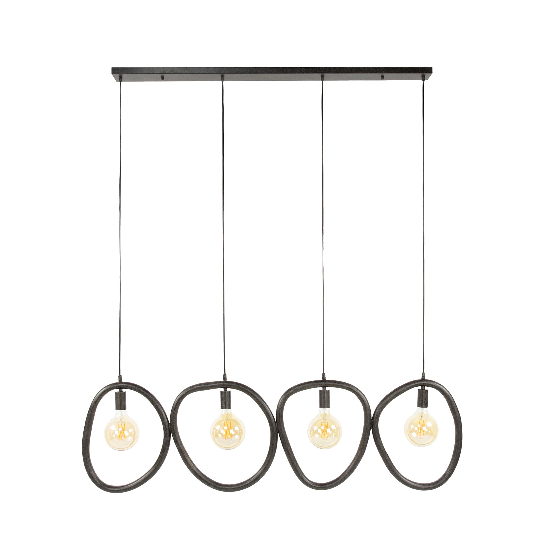 Pendelleuchte – 140×8×150 cm – Artic schwarz | Modell N0362