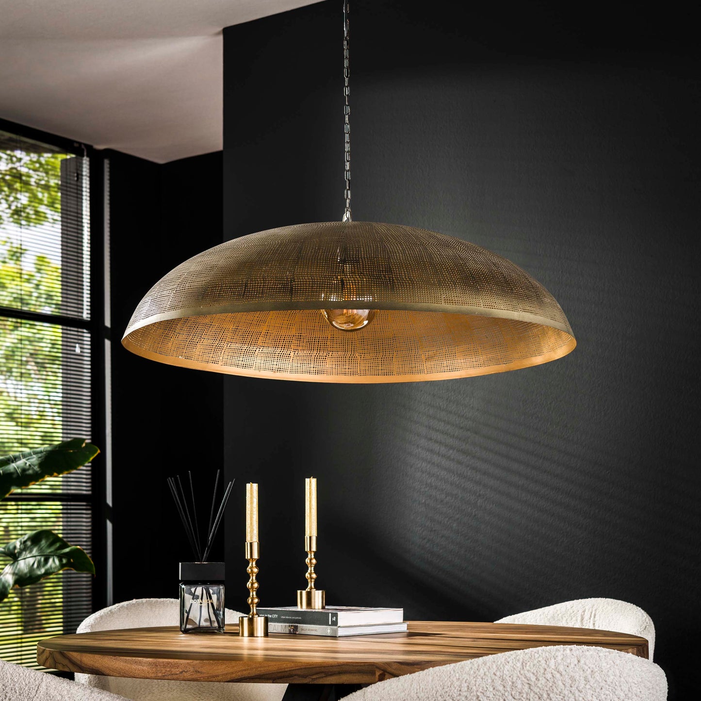 Pendelleuchte – 92×92×150 cm – Antikbronze | Modell N0368