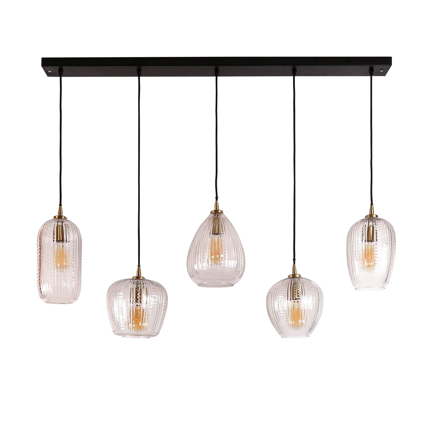 Pendelleuchte – 120×20×150 cm – Diamantglas | Modell N0378