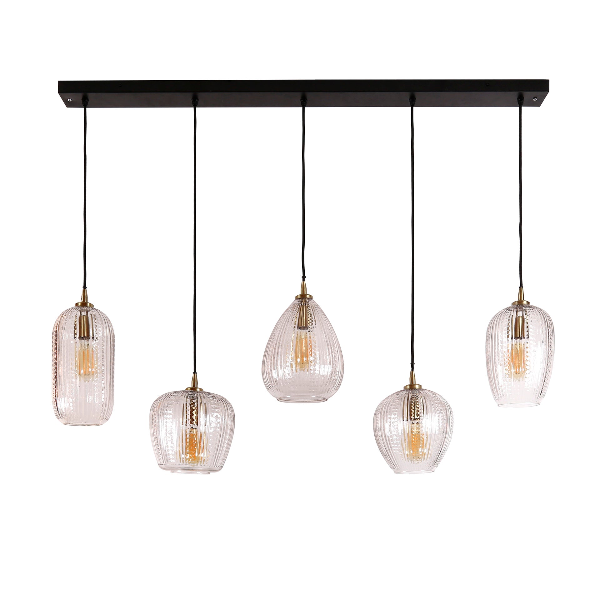 Pendelleuchte – 120×20×150 cm – Diamantglas | Modell N0378