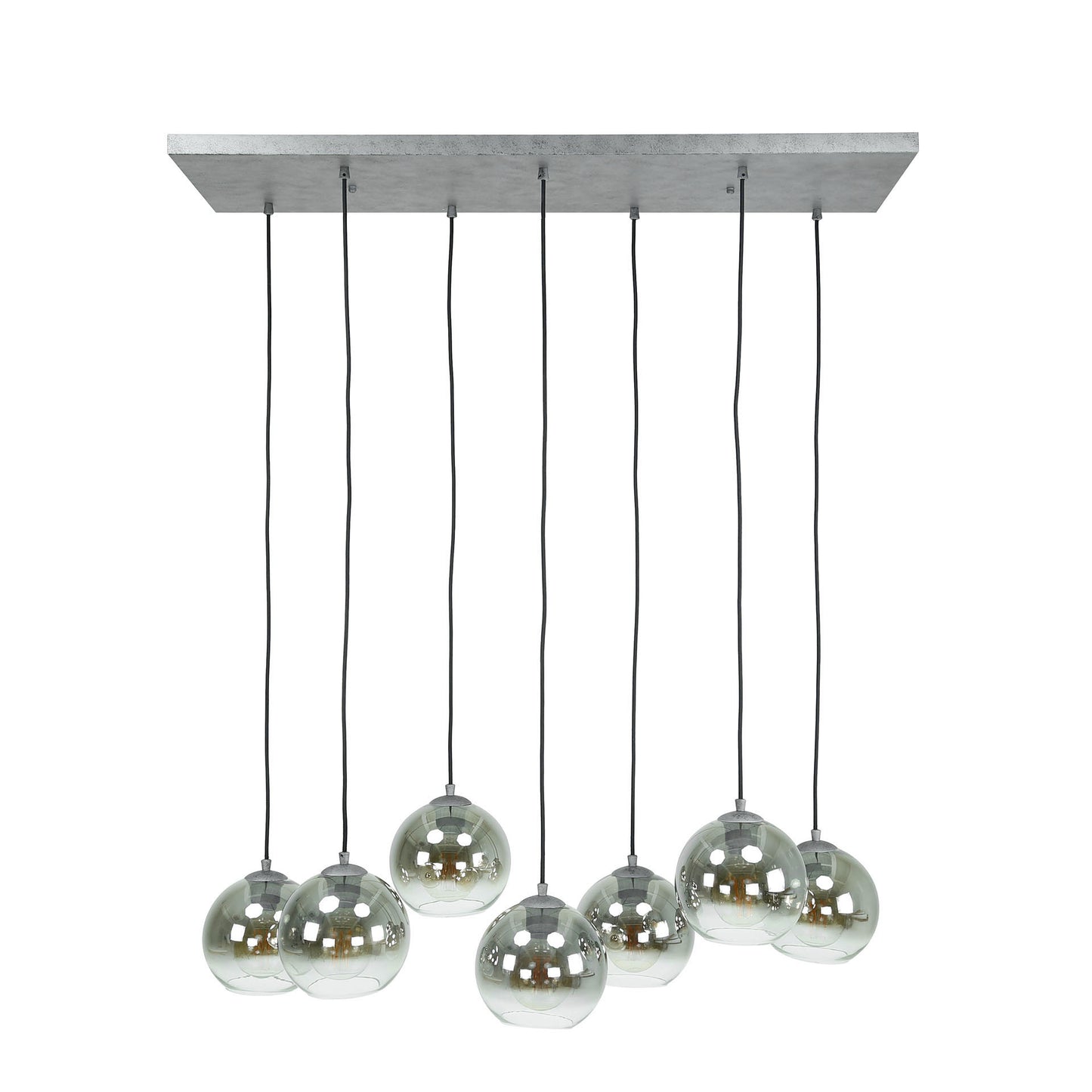 Pendelleuchte – 40×110×150 cm – Alt Silber | Modell N0383