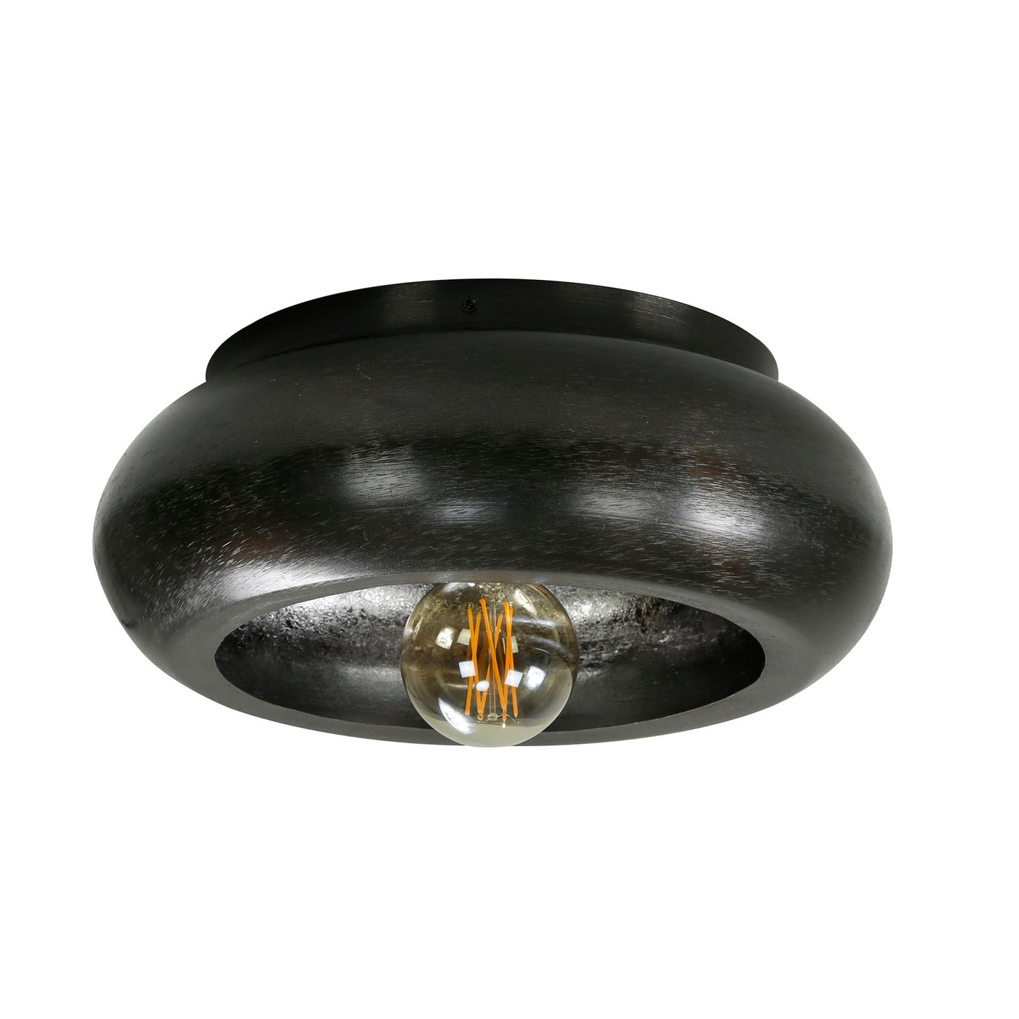 Deckenleuchte – 42×42×18 cm – Schwarznickel | Modell N0388
