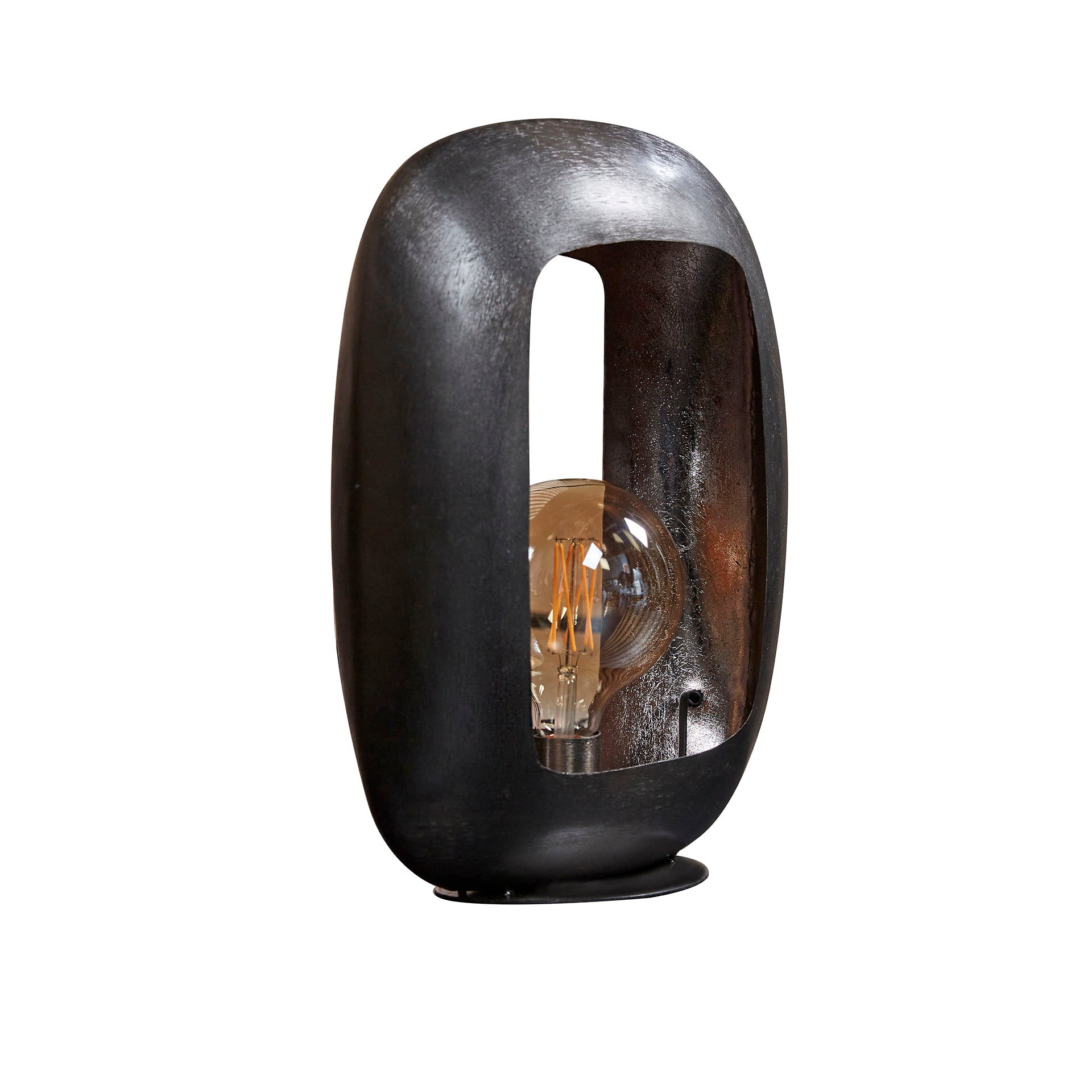 Tischleuchte – 34×13×44 cm – Schwarznickel | Modell N0392