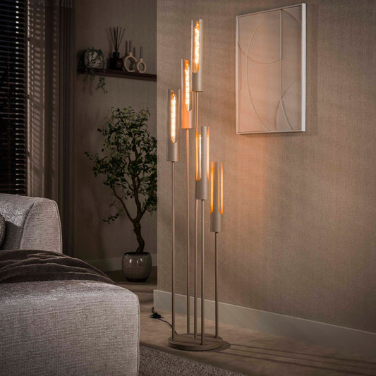 Stehleuchte – 30×30×175 cm – Beige | Modell N0393