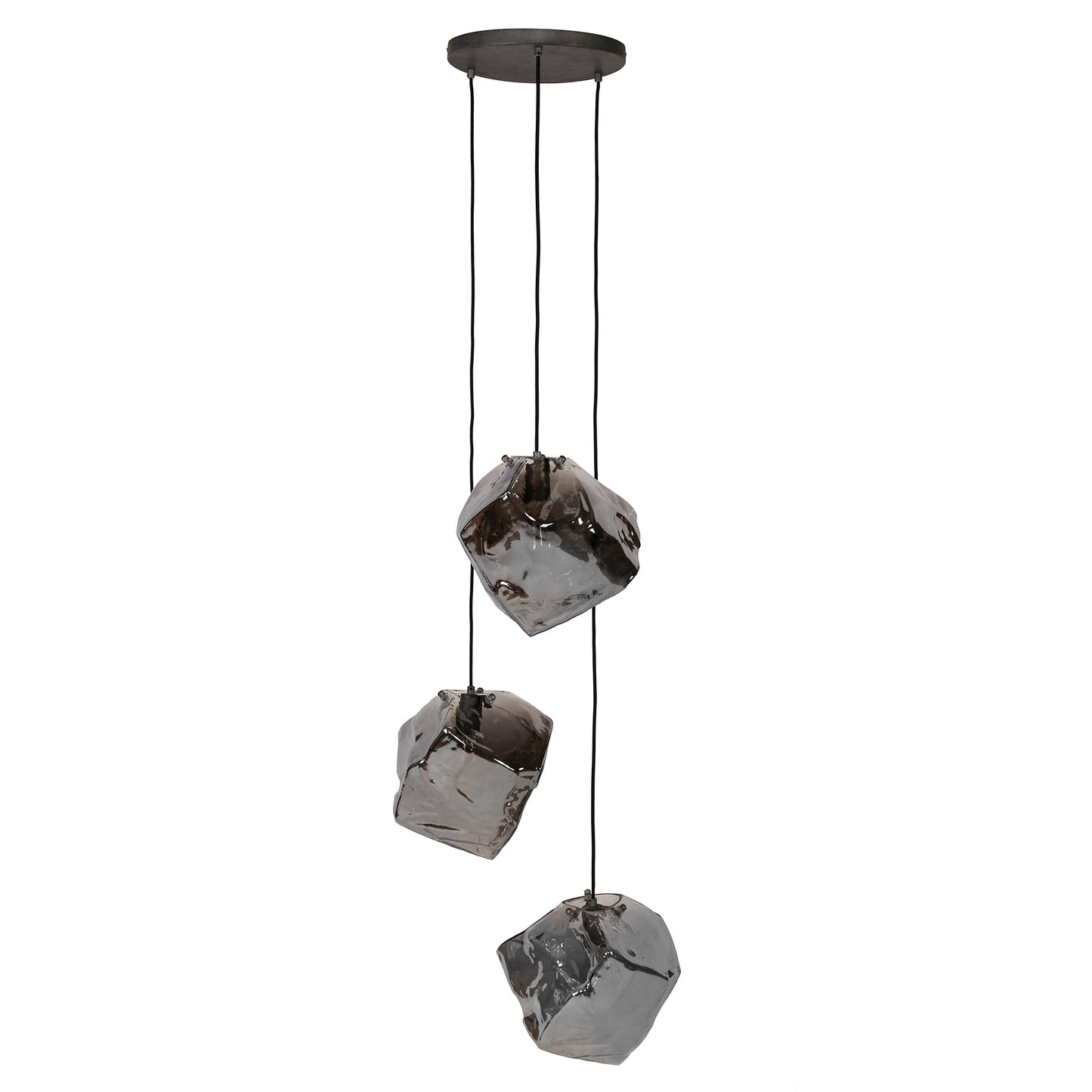 Pendelleuchte – 50×50×150 cm – Chromglas | Modell N0400