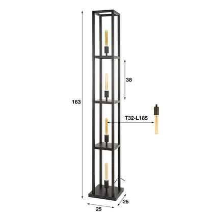 Stehleuchte – 25×25×163 cm – Beige | Modell N0403
