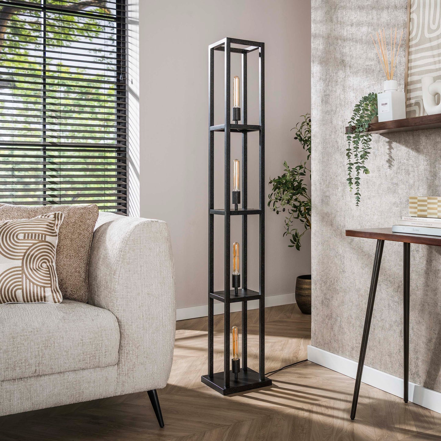 Stehleuchte – 25×25×163 cm – Beige | Modell N0403