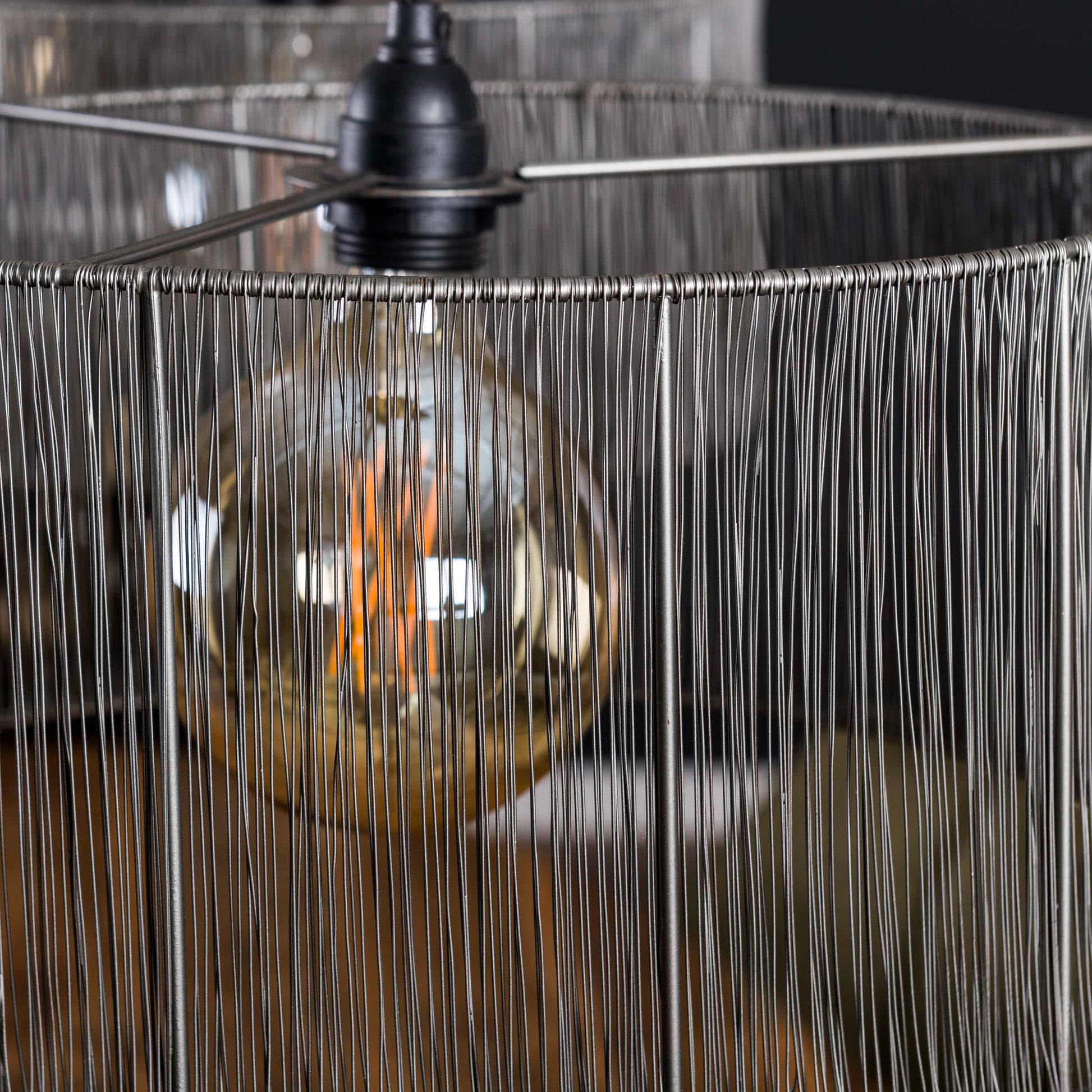 Pendelleuchte – 120×41×150 cm – Schwarznickel | Modell N0406
