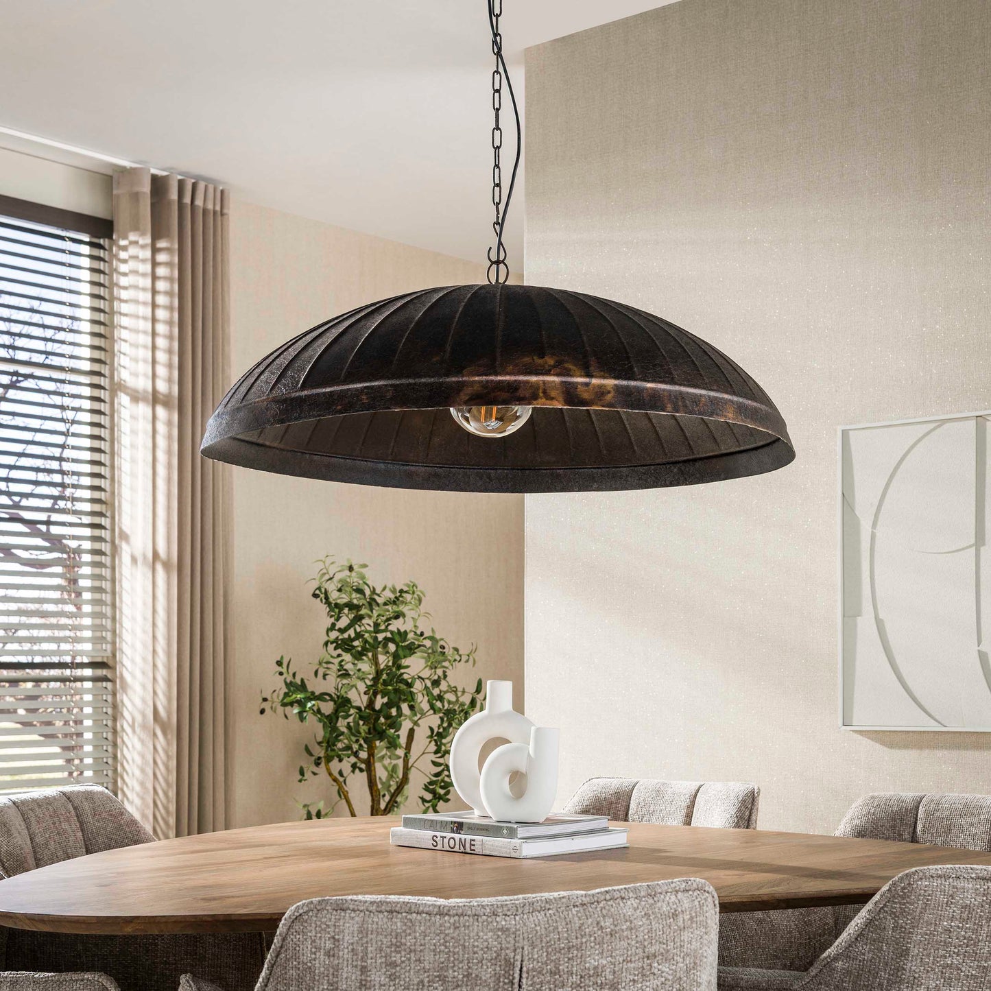 Pendelleuchte – 90×90×150 cm – Smoked brown | Modell N0409