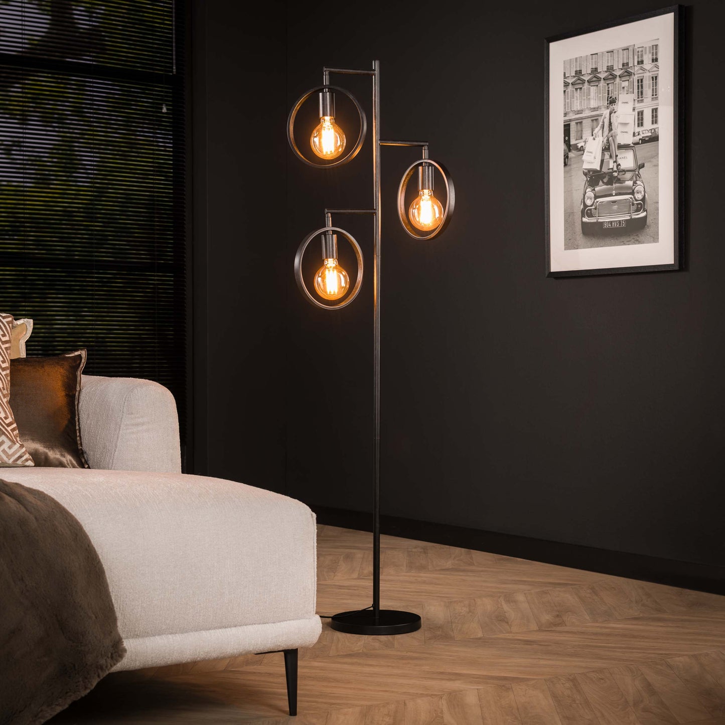 Stehleuchte – 51×25×155 cm – Charcoal | Modell N0429