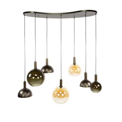 Pendelleuchte – 145×55×150 cm – Sienna braun | Modell N0430