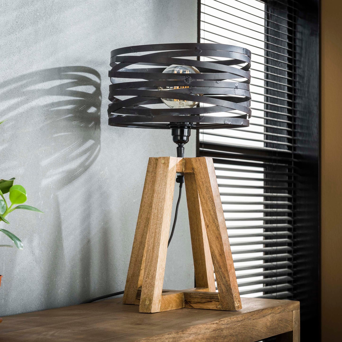 Tischleuchte – 29×29×50 cm – Slate grey | Modell N0434