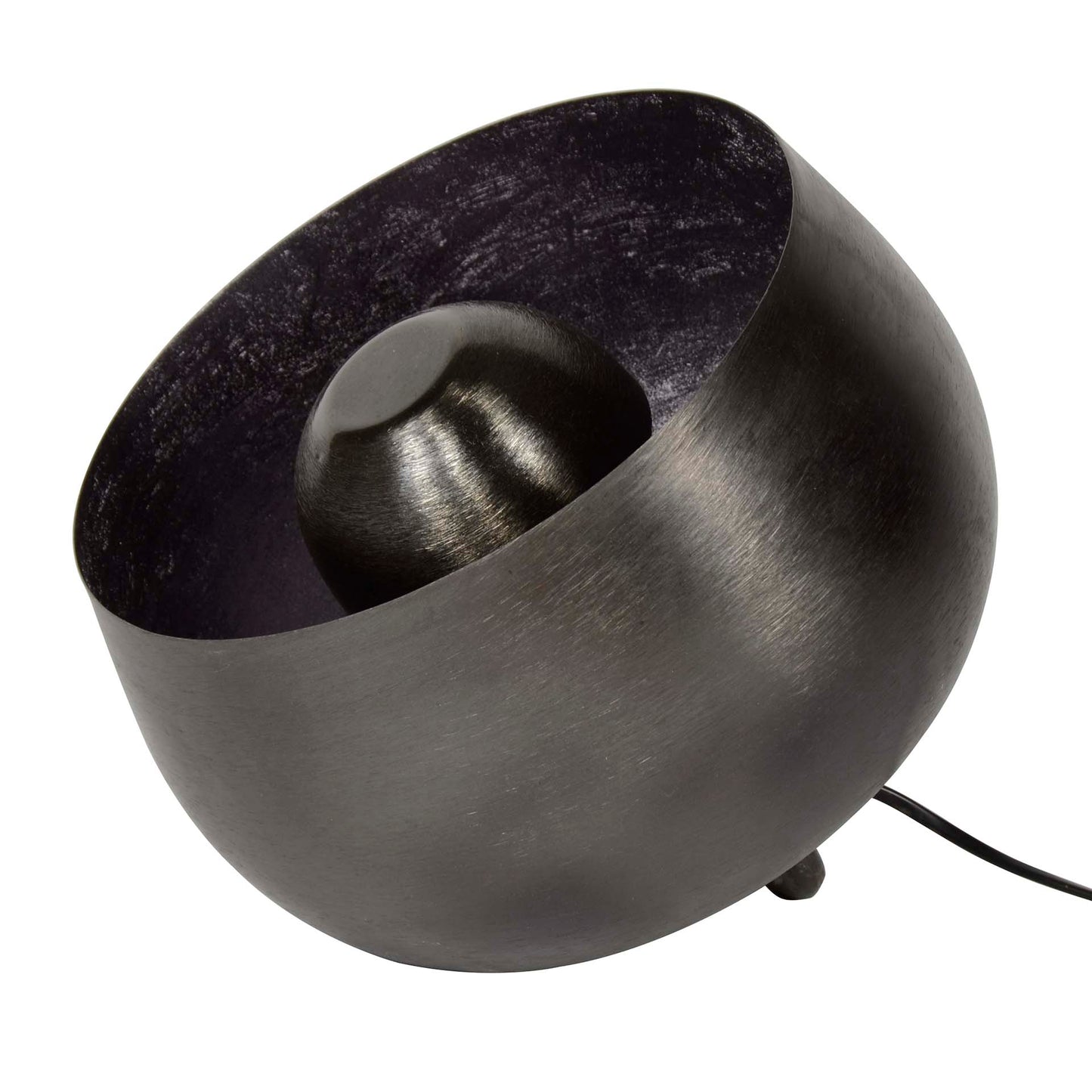 Tischleuchte – 28×28×26 cm – Schwarznickel | Modell N0436
