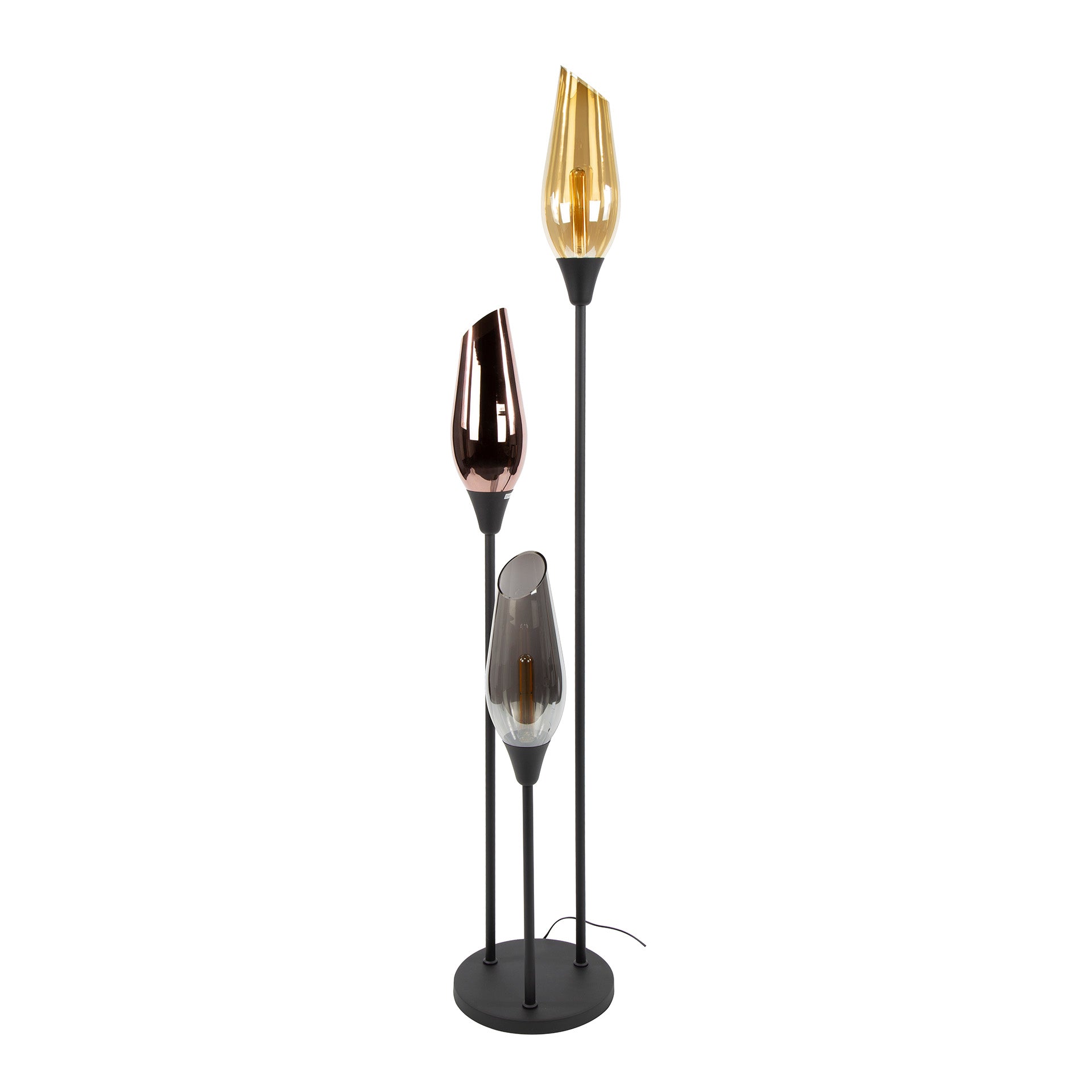Stehleuchte – 35×35×168 cm – Schwarz | Modell N0439