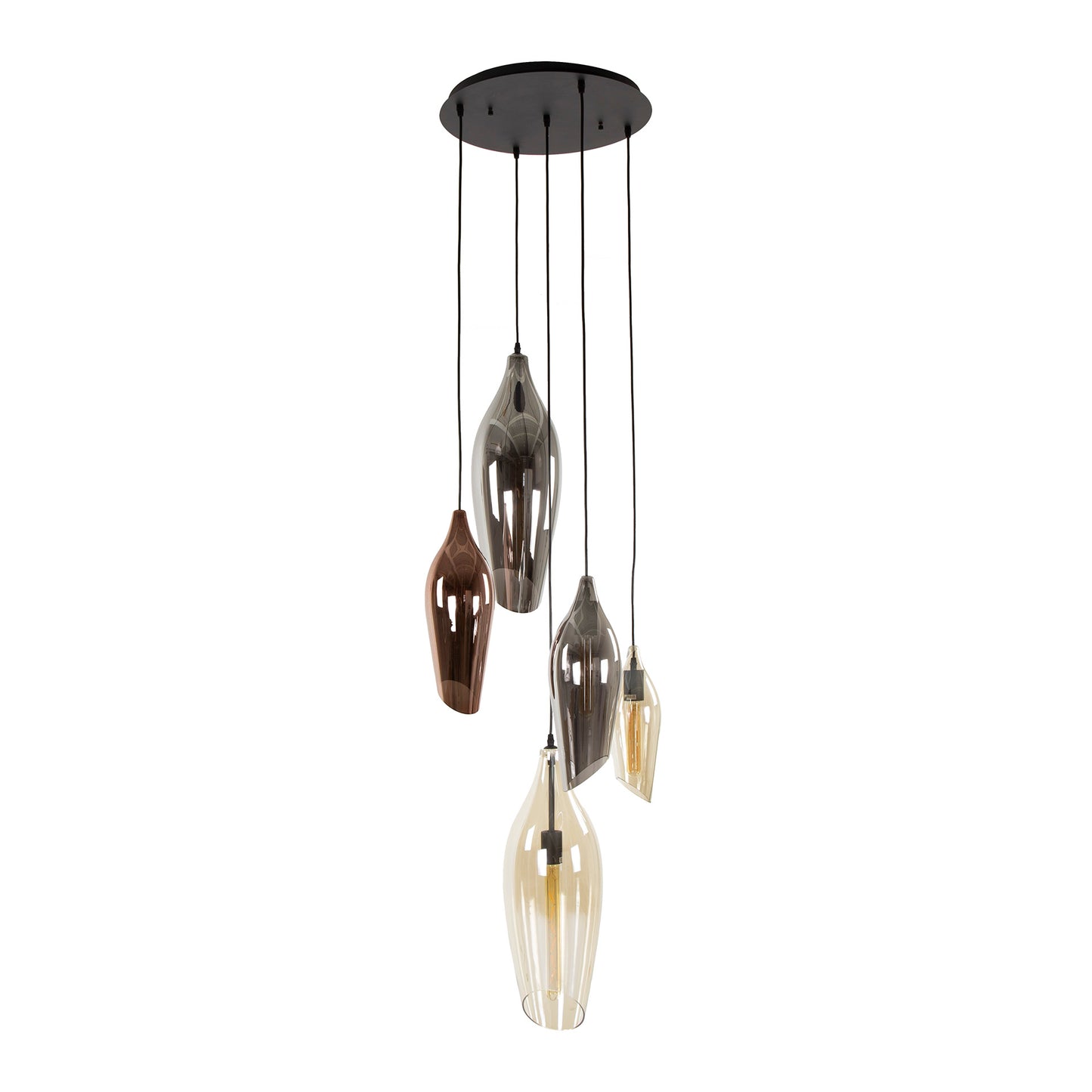 Pendelleuchte – 60×60×180 cm – Schwarz | Modell N0442