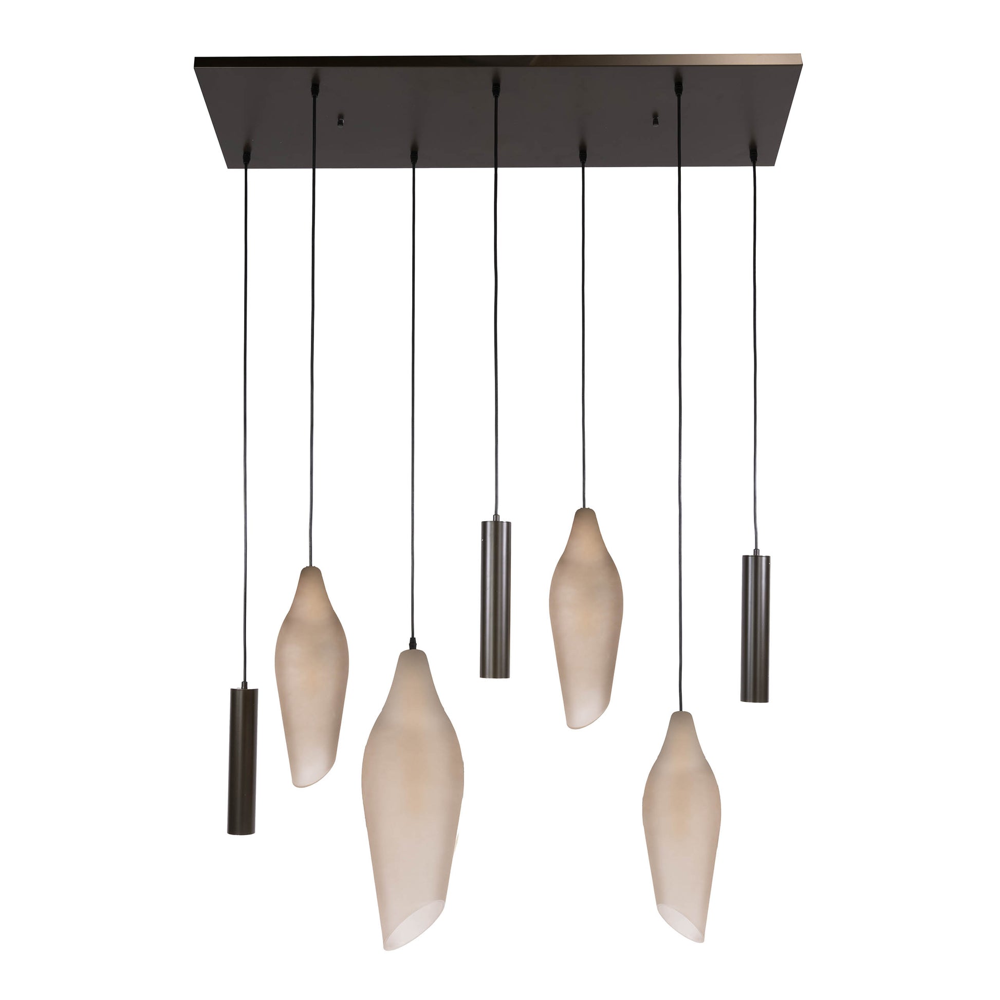 Pendelleuchte – 105×40×150 cm – Sienna braun-frosted | Modell N0444