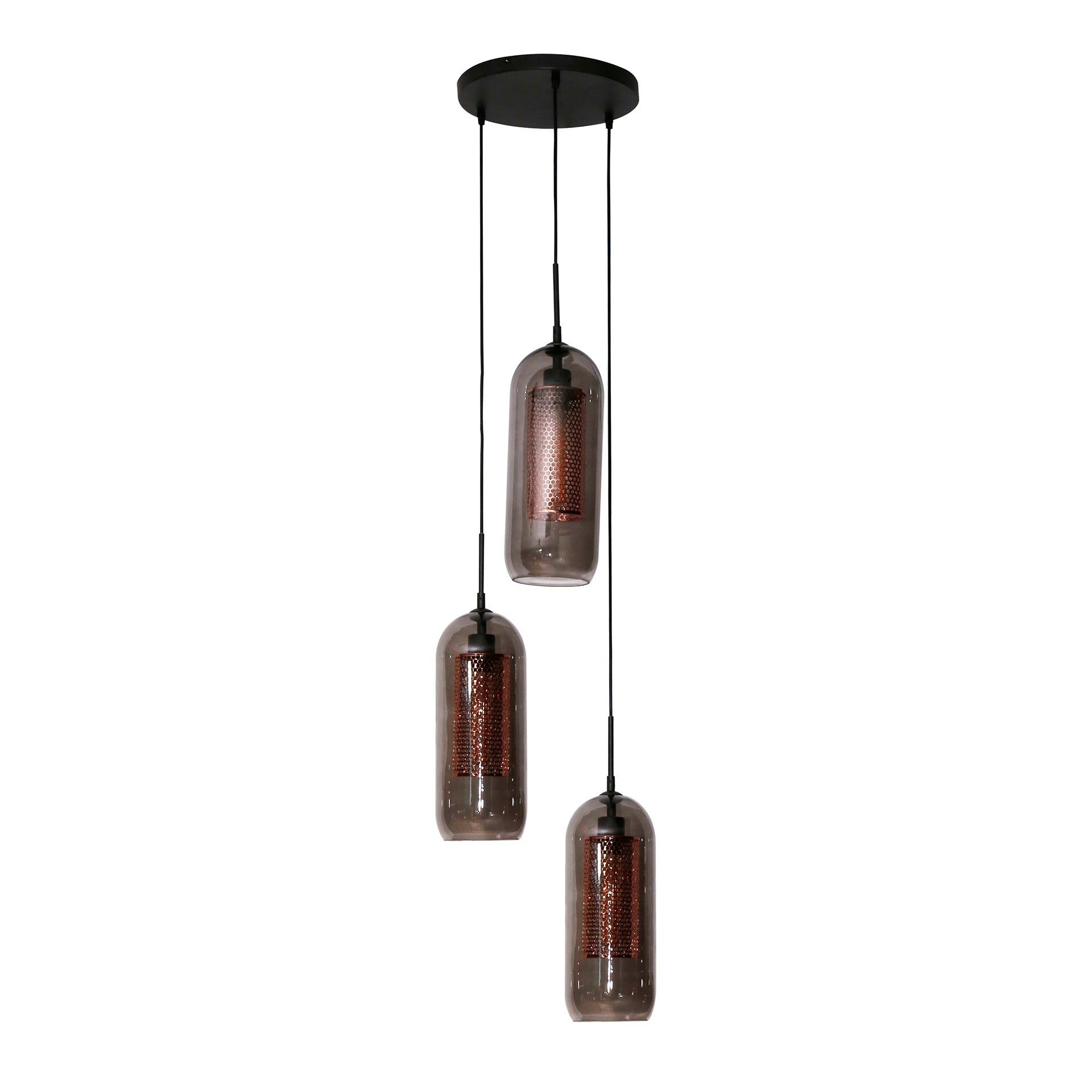 Pendelleuchte – 35×35×180 cm – Artic schwarz | Modell N0456