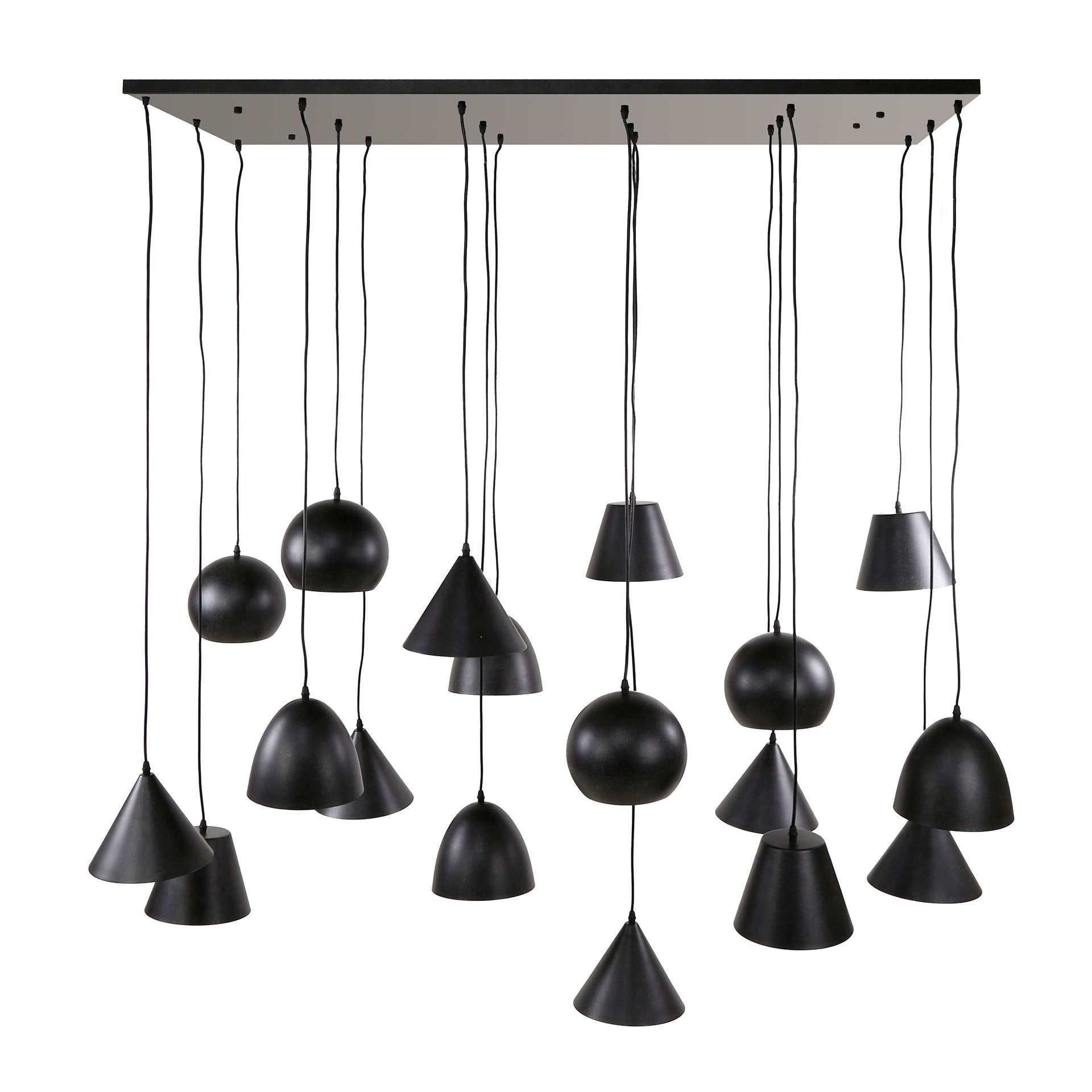 Pendelleuchte – 145×60×150 cm – Artic schwarz | Modell N0471