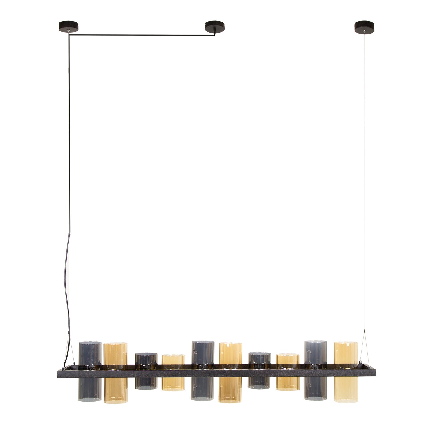 Pendelleuchte – 130×20×150 cm – Artic schwarz | Modell N0482
