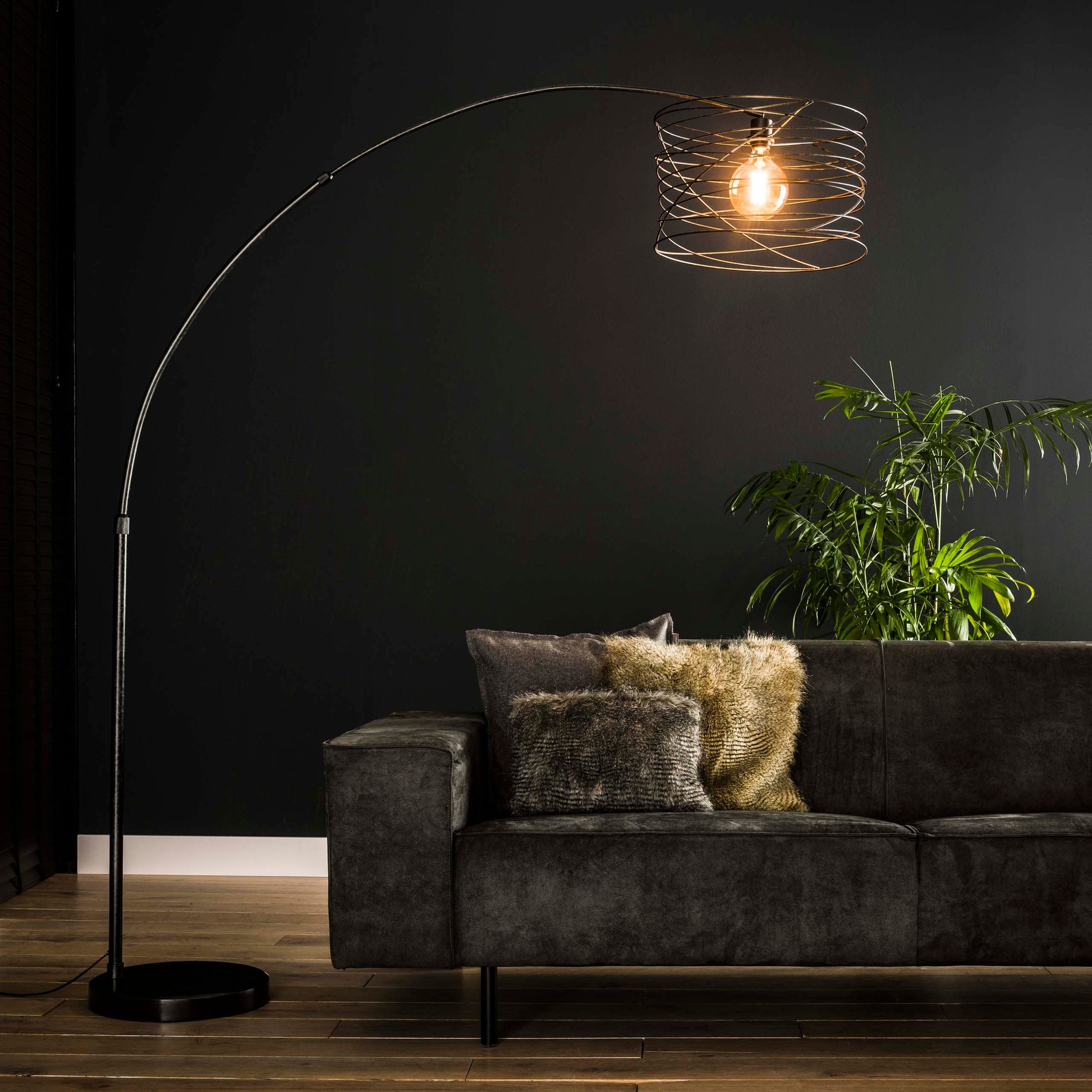 Stehleuchte – 45×170×192 cm – Charcoal | Modell N0485