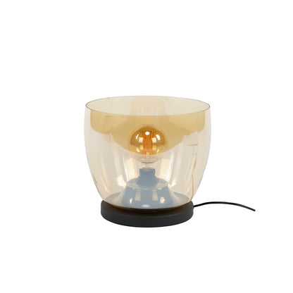 Stehleuchte – 29×29×27 cm – Amberfarbenes Glas | Modell N0490