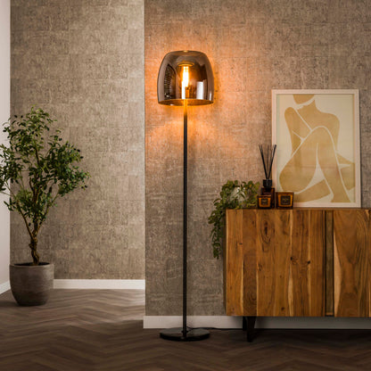 Stehleuchte – 35×35×170 cm – Smoke grey Glas | Modell N0493