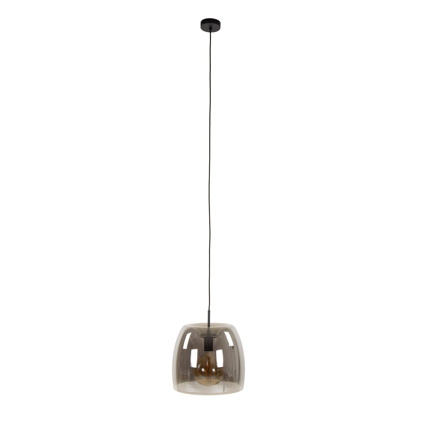 Pendelleuchte – 35×35×150 cm – Amberfarbenes Glas | Modell N0494