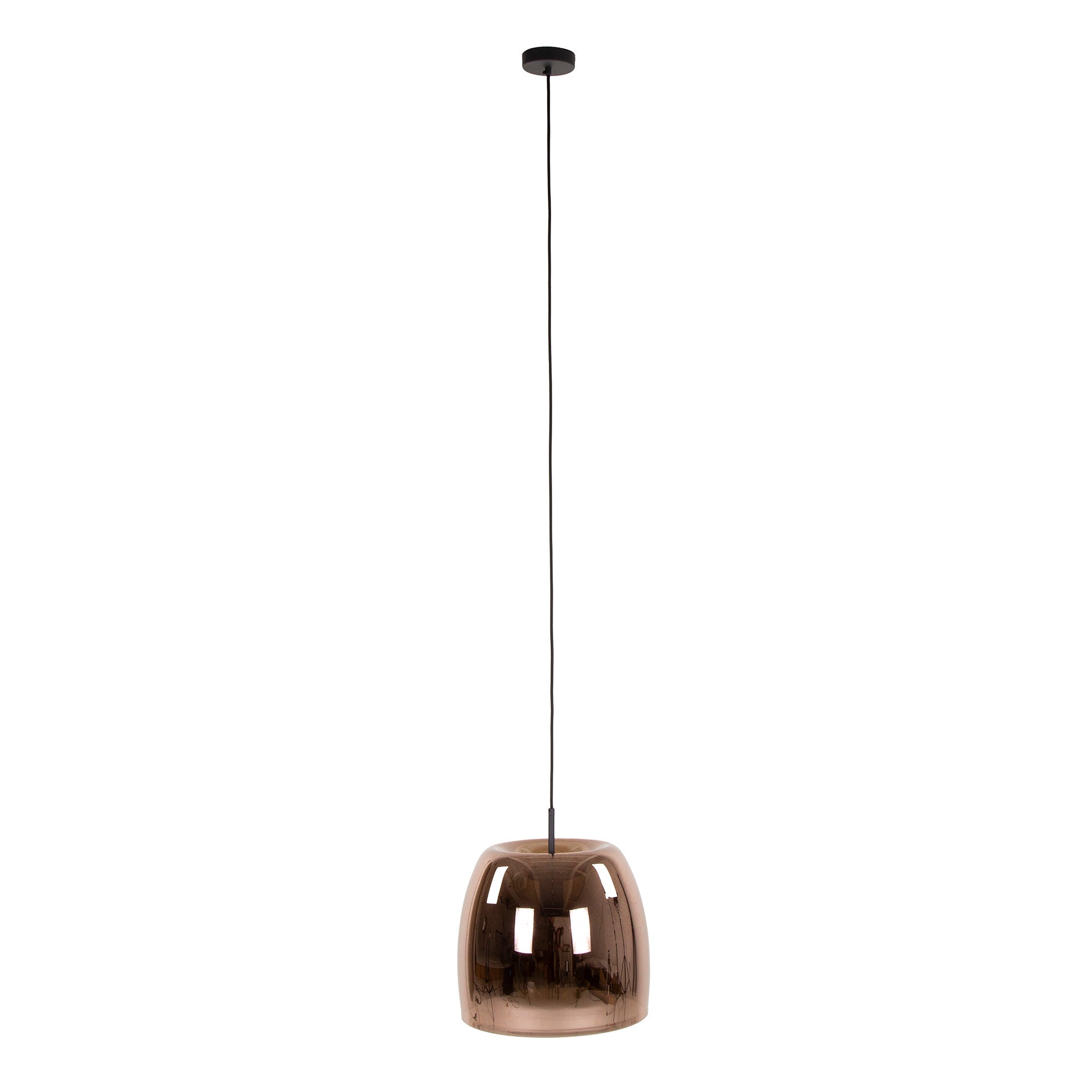 Pendelleuchte – 35×35×150 cm – Amberfarbenes Glas | Modell N0494