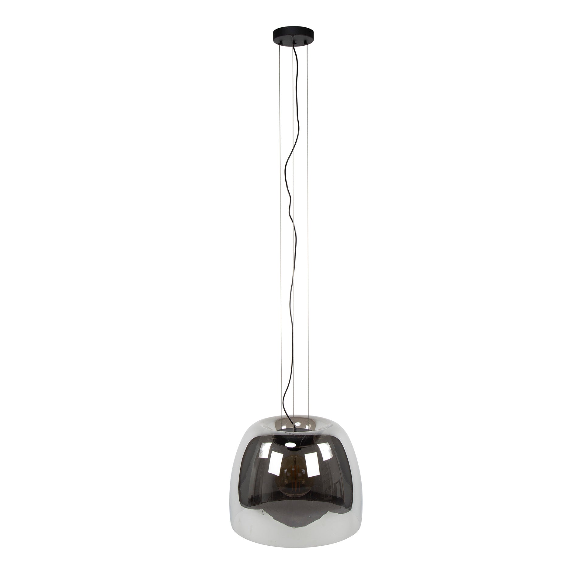 Pendelleuchte – 48×48×150 cm – Amberfarbenes Glas | Modell N0495